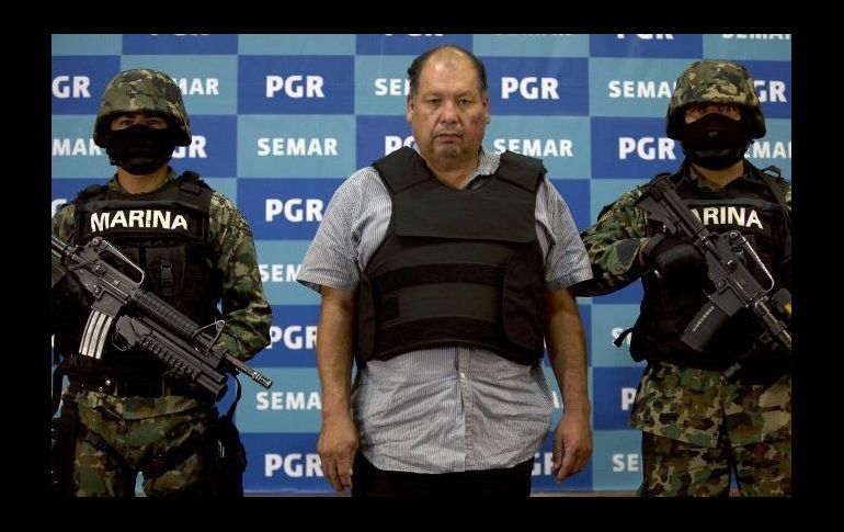 Mario Cárdenas Guillén fue detenido por autoridades mexicanas en septiembre de 2012. AFP/ARCHIVO