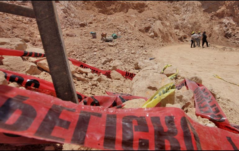 En el año 2006, los cuerpos de 65 mineros quedaron enterrados en la mina Pasta de Conchos en Coahuila. EL INFORMADOR / ARCHIVO