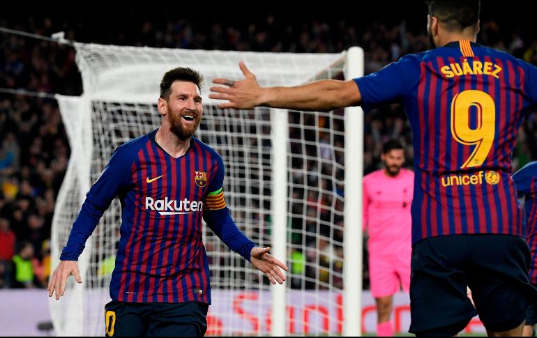 Messi anota al minuto 75 y después al 82. AFP/L. Gene