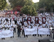 Los trabajadores recordaron los logros de los movimientos obreros. ESPECIAL