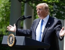 El mandatario, que desde que asumió el poder en 2017 ha aumentado la presión contra el país gobernado por Maduro, prometió a los venezolanos el apoyo de Estados Unidos. AP / E. Vucci