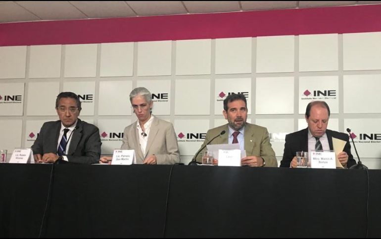 Consejeros del INE hablaron sobre los avances rumbo a los procesos electorales del 2 de junio. TWITTER@INEMexico