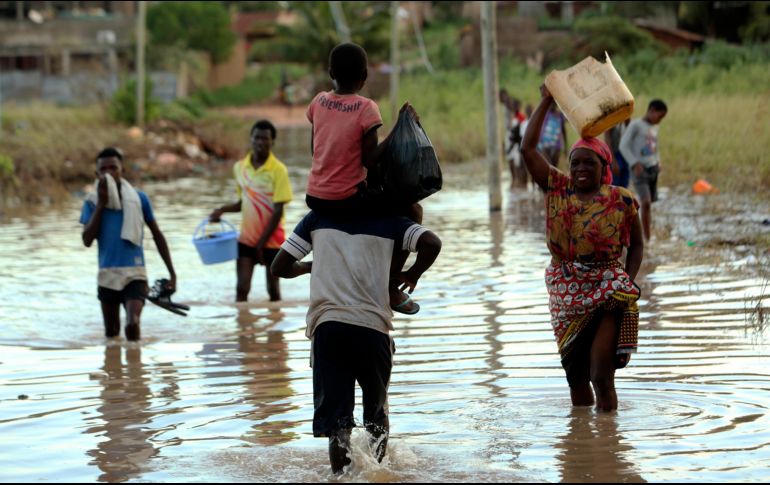 Kenneth, que irrumpió en el noreste de Mozambique el pasado 25 de abril, es el ciclón más fuerte que jamás ha alcanzado esta nación africana. AP/T. Mukwazhi