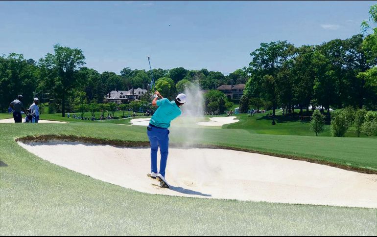 Álvaro Ortiz firmó una tarjeta de uno arriba de par en su primera participación como profesional. ESPECIAL