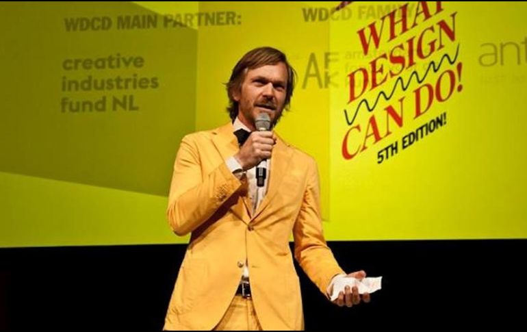 Richard van der Laken. El fundador de What Design Can Do ofrecerá una breve conferencia en el Teatro Degollado, junto con otros diseñadores. ESPECIAL