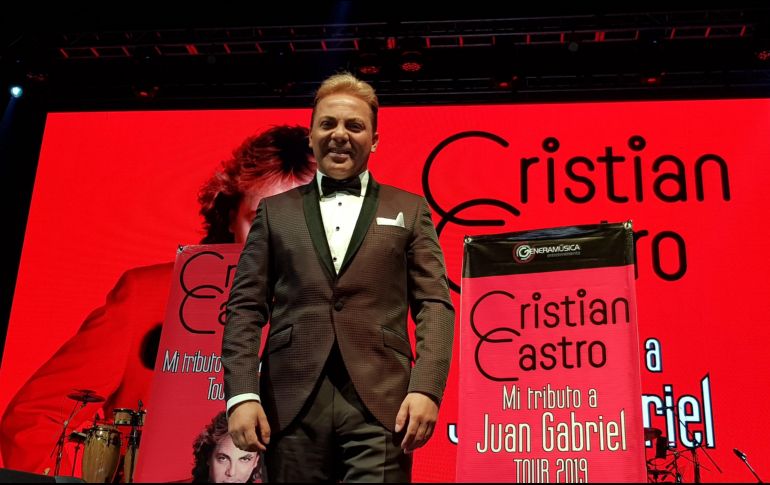Cristian Castro. Para el cantante es un honor recordar a Juan Gabriel. EL INFORMADOR/E. Esparza