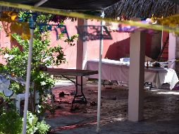 El ataque que dejó 14 muertos fue perpetrado en una fiesta que se celebraba en la palapa 