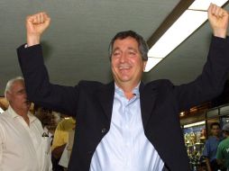 Jorge Vergara festeja la adquisición de Chivas en 2002. EL INFORMADOR/Archivo