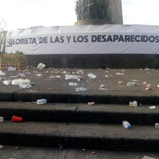 Concierto de FEU deja basura en glorieta Niños Héroes