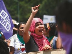 La muerte de Aideé, alumna de la UNAM, provocó manifestaciones en la Ciudad de México. EFE
