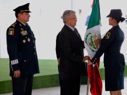 López Obrador conmemoró el 157 aniversario de la Batalla de Puebla en Piedras Negras, Coahuila. NTX / J. Lira