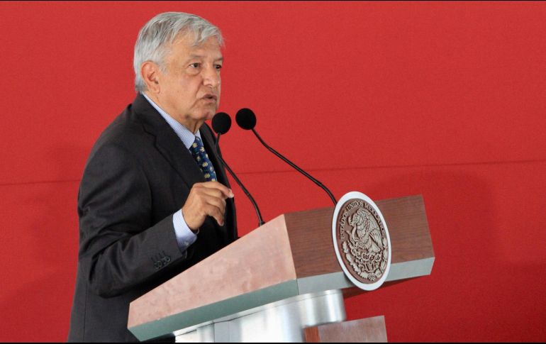 López Obrador también mencionó que los pasados gobiernos no hicieron nada por los jóvenes desempleados. NTX / J. Lira