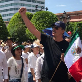 Vicente Fox marcha en Guanajuato contra AMLO