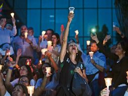 Homenaje a los fallecidos durante el intento de golpe de estado. AFP