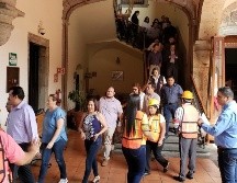 El Poder Legislativo cuenta con una brigada interna de protección civil conformada por 106 trabajadores voluntarios que son capacitados por la UEPCJ.  TWITTER/ @LegislativoJal