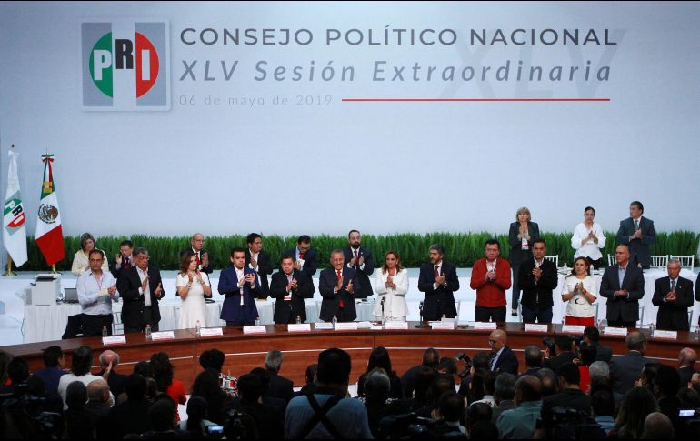 Los consejeros del tricolor se reunieron para definir los procesos de su elección interna. NOTIMEX/F. Estrada