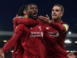 Wijnaldum cambió el curso del partido con un par de goles al inicio del segundo tiempo. AFP/P. Ellis