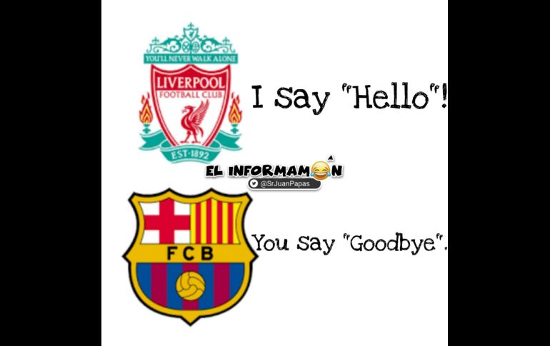 Los memes de la derrota del Barcelona ante el Liverpool