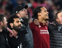 La primera ministra británica compara la batalla política con la increíble victoria del equipo inglés en las semifinales de la Champions ante el Barcelona. AFP / P. Ellis