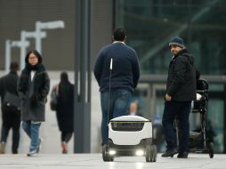 Un dispositivo robótico usado en entregas. AP/ARCHIVO