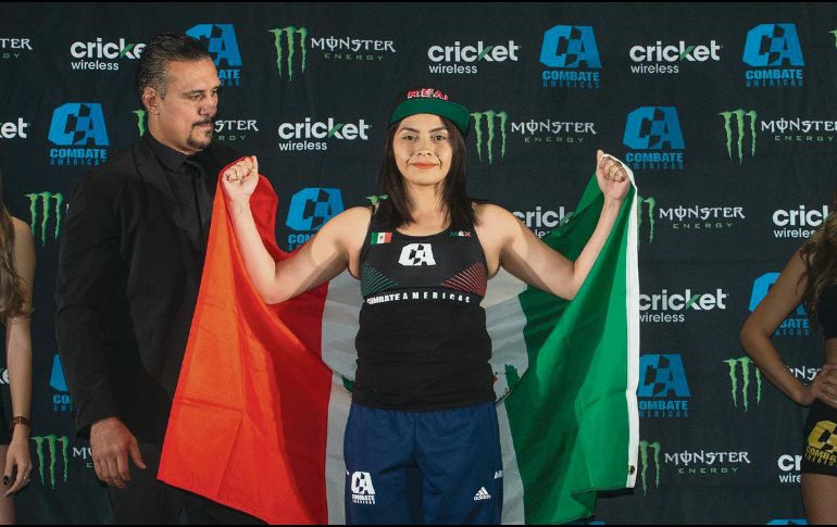 Eréndira Ordoñez espera consolidar su caerrera como peleadora profesional. @combateamericas