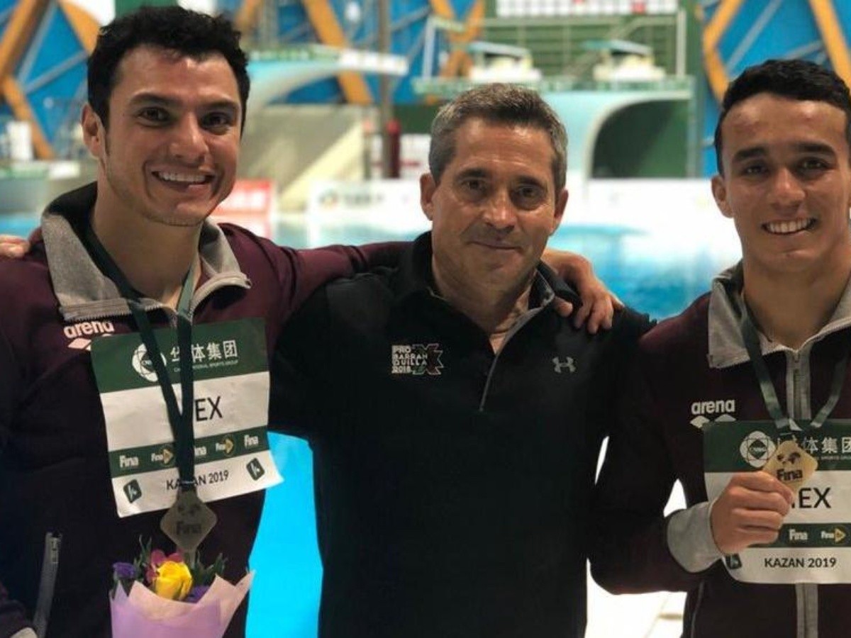 Yahel Castillo y Juan Celaya se cuelgan el bronce en Mundial de Clavados