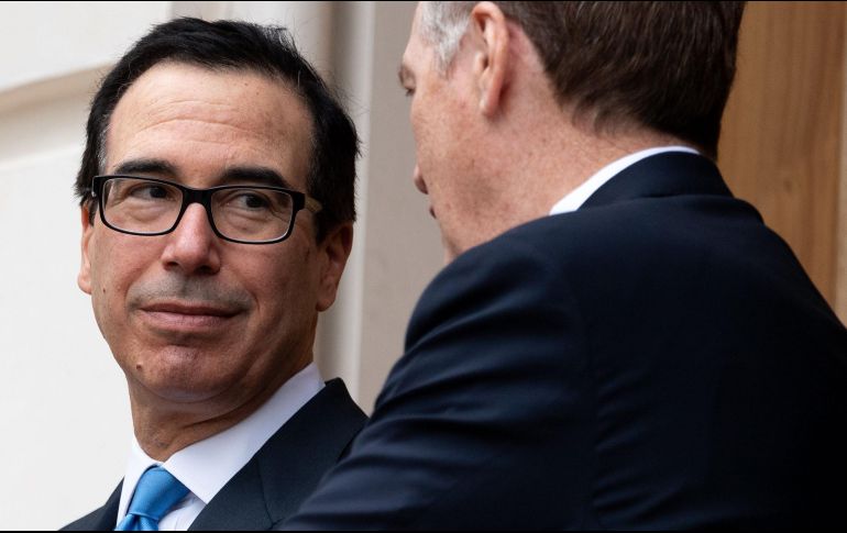 El secretario del Tesoro de EU, Steven Mnuchin, describió las sanciones como 