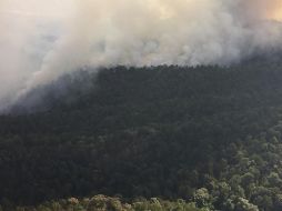 Las autoridades instalaron una base de operaciones para coordinar labores. ESPECIAL/