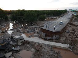 Los efectos del huracán 