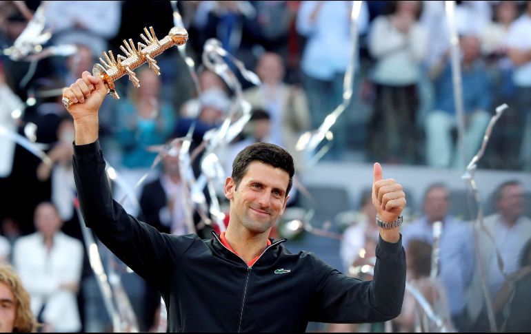 Djokovic, actual número uno del mundo, no había conquistado Madrid desde 2016. EFE/K. Huesca
