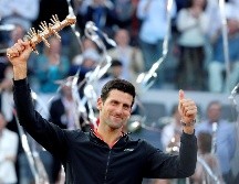 Djokovic, actual número uno del mundo, no había conquistado Madrid desde 2016. EFE/K. Huesca