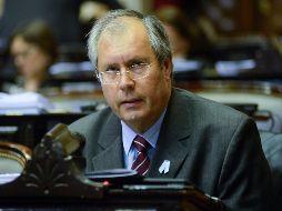 Héctor Olivares, que representaba a la provincia de La Rioja, durante una sesión en 2016. AP/ARCHIVO