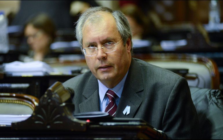 Héctor Olivares, que representaba a la provincia de La Rioja, durante una sesión en 2016. AP/ARCHIVO