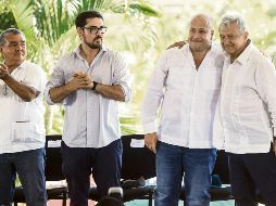 Enrique Alfaro, gobernador de Jalisco, acompañó ayer al Presidente Andrés Manuel López Obrador, en su visita a Puerto Vallarta. NOTIMEX