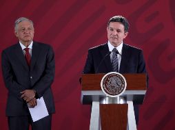 Tanto Pemex, como la Secretaría de Hacienda y todo el gabinete están tomando diversas acciones muy conducentes hacía el fortalecimiento de la empresa”, dijo García-Moreno Rodríguez. EFE / S. Gutiérrez