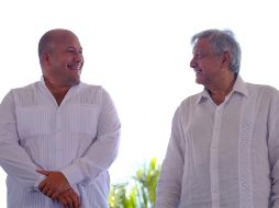 El gobernador minimiza los abucheos que recibió durante su intervención en el acto que tuvo con el Presidente, el domingo en Puerto Vallarta; afirma que todo fue armado. FACEBOOK / Enrique Alfaro Ramírez