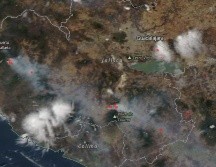 Detalle de los incendios en Jalisco al 12 de mayo. ESPECIAL/worldview.earthdata.nasa.gov