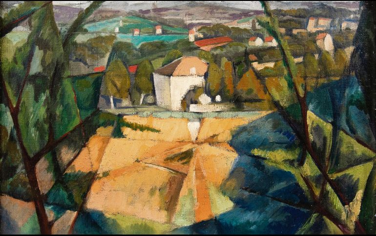 “Paysage de fontenay” de Diego Rivera es la estrella de la subasta; está firmado y fechado en 1917 al reverso y corresponde a un óleo sobre tela que mide 32 x 41 centímetros.