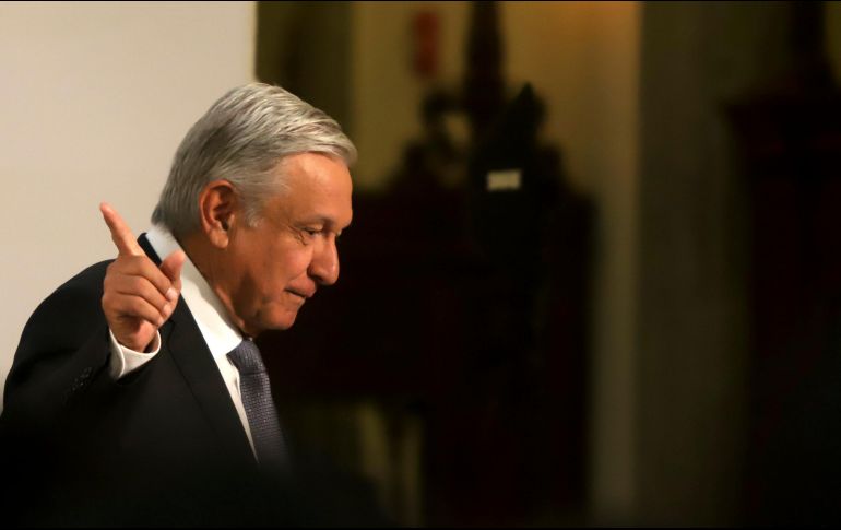 El Presidente López Obrador observa que ya se termina la investigación de cómo se condonaron impuestos por miles de millones de impuestos en el periodo neoliberal. NTX/ G. Durán