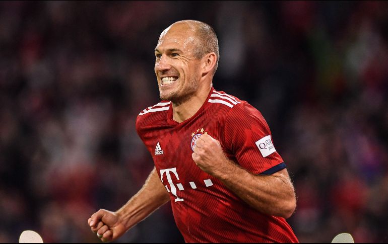 Robben llegó al Bayern Múnich de la liga alemana en agosto de 2009 hasta la actualidad. EFE / ARCHIVO