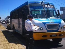 Diego Monraz asegura que no serán tolerantes con aquellos conductores del transporte público que violen los reglamentos. ESPECIAL/ @MonrazDiego