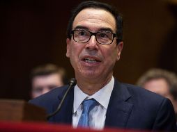Mnuchin declara durante una audiencia en el Senado sobre el presupuesto del Departamento del Tesoro. AFP/A. Moneymaker