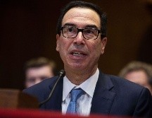 Mnuchin declara durante una audiencia en el Senado sobre el presupuesto del Departamento del Tesoro. AFP/A. Moneymaker