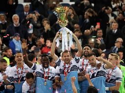 Esta victoria permite a la Lazio clasificarse para la próxima edición de la Europa League. AP/A. Tarantino