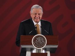 López Obrador aseguró que proyecto es un nuevo sistema de transporte público que ayudará a la movilidad de la capital y los municipios conurbados. NTX/O. Ramírez