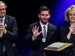 Messi es el segundo futbolista galardonado con este premio, después de Johan Cruyff. AP/M. Fernández