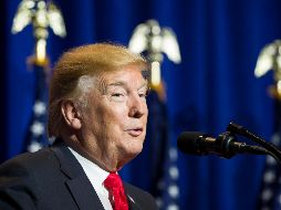 Donald Trump hizo el anuncio en una conferencia de la Asociación Nacional de Agentes Inmobiliarios de EU. AP/A. Brandon