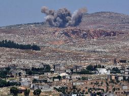 Todo indica que los artefactos fueron disparados hacia la provincia de Quneitra. AFP/G. Ourfalian