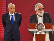Encinas dijo que la infección de garganta —primera información dfundida— era cierta pero que la causa de la muerte fue un truama. NOTIMEX/A. Guzmán