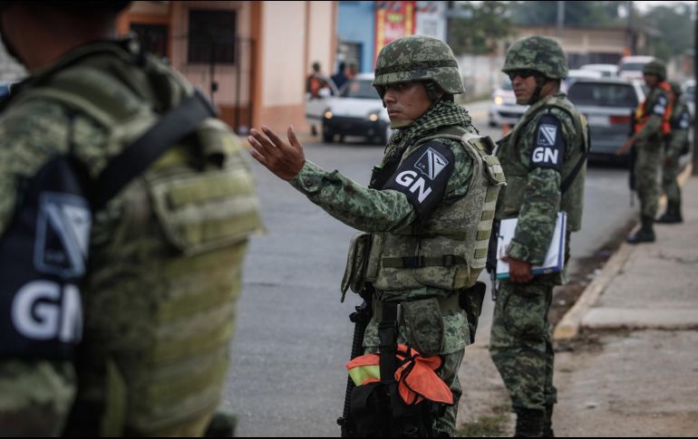 El ex perredista explicó que la Guardia Nacional será integrada por el Ejército a través de la policía militar, naval y federal. EL INFORMADOR / ARCHIVO